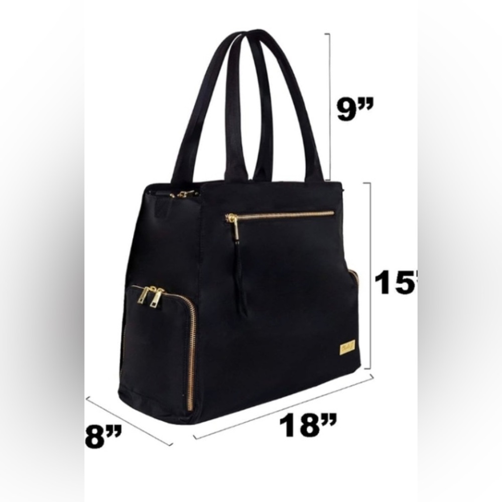 Charlie G Breast Pump Bag - Black -